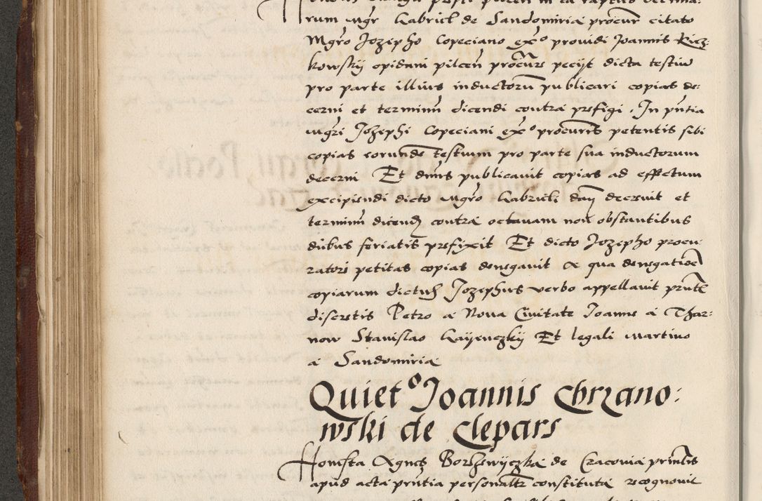Zdjęcie nr 232 dla obiektu archiwalnego: Acta actorum causarum, sententiarum, obligationum et mandatorum coram reverendo patre et domini nostri domini Pauli divina providencia pape tertii, anno decimo quarto, a die et mense infrascriptis foeliciter continuantur. Annus coronancionis Pauli papae tercii a die tercia mensis Novembris inchoatur