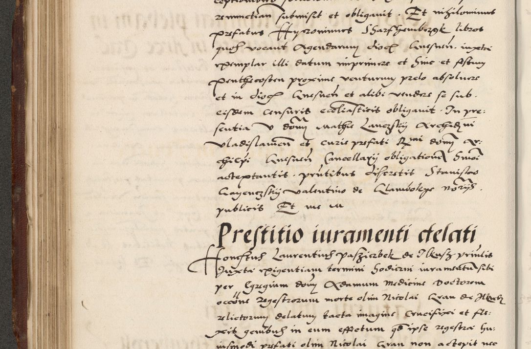 Zdjęcie nr 228 dla obiektu archiwalnego: Acta actorum causarum, sententiarum, obligationum et mandatorum coram reverendo patre et domini nostri domini Pauli divina providencia pape tertii, anno decimo quarto, a die et mense infrascriptis foeliciter continuantur. Annus coronancionis Pauli papae tercii a die tercia mensis Novembris inchoatur