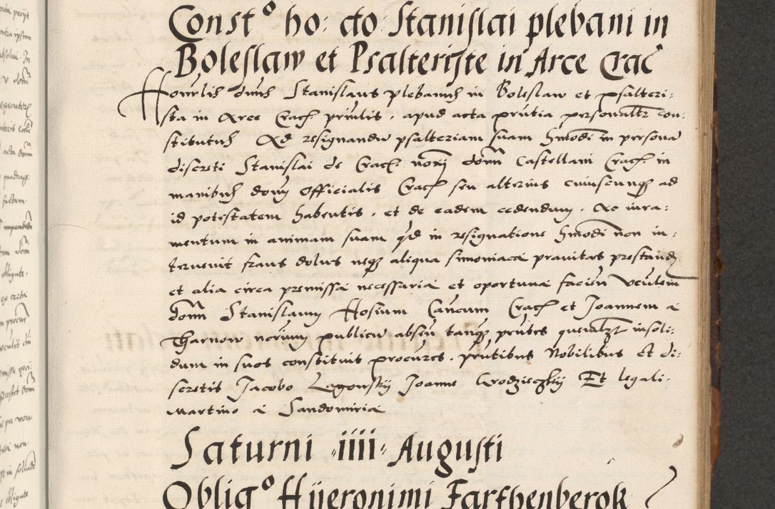 Zdjęcie nr 227 dla obiektu archiwalnego: Acta actorum causarum, sententiarum, obligationum et mandatorum coram reverendo patre et domini nostri domini Pauli divina providencia pape tertii, anno decimo quarto, a die et mense infrascriptis foeliciter continuantur. Annus coronancionis Pauli papae tercii a die tercia mensis Novembris inchoatur