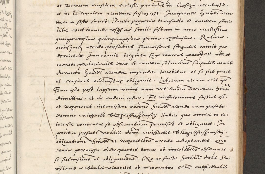 Zdjęcie nr 225 dla obiektu archiwalnego: Acta actorum causarum, sententiarum, obligationum et mandatorum coram reverendo patre et domini nostri domini Pauli divina providencia pape tertii, anno decimo quarto, a die et mense infrascriptis foeliciter continuantur. Annus coronancionis Pauli papae tercii a die tercia mensis Novembris inchoatur
