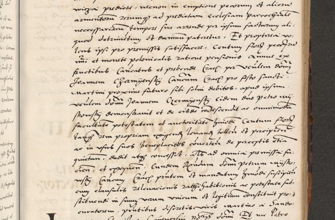 Zdjęcie nr 217 dla obiektu archiwalnego: Acta actorum causarum, sententiarum, obligationum et mandatorum coram reverendo patre et domini nostri domini Pauli divina providencia pape tertii, anno decimo quarto, a die et mense infrascriptis foeliciter continuantur. Annus coronancionis Pauli papae tercii a die tercia mensis Novembris inchoatur