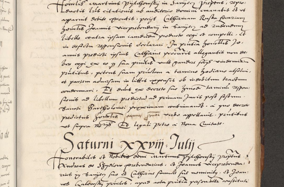 Zdjęcie nr 213 dla obiektu archiwalnego: Acta actorum causarum, sententiarum, obligationum et mandatorum coram reverendo patre et domini nostri domini Pauli divina providencia pape tertii, anno decimo quarto, a die et mense infrascriptis foeliciter continuantur. Annus coronancionis Pauli papae tercii a die tercia mensis Novembris inchoatur