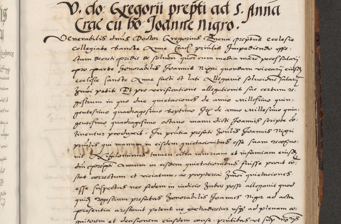 Zdjęcie nr 409 dla obiektu archiwalnego: Acta actorum causarum, sententiarum, obligationum et mandatorum coram reverendo patre et domini nostri domini Pauli divina providencia pape tertii, anno decimo quarto, a die et mense infrascriptis foeliciter continuantur. Annus coronancionis Pauli papae tercii a die tercia mensis Novembris inchoatur