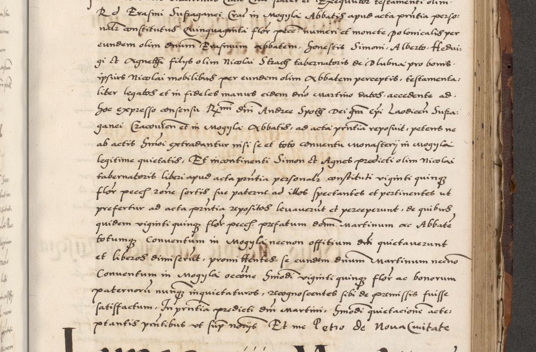 Zdjęcie nr 599 dla obiektu archiwalnego: Acta actorum causarum, sententiarum, obligationum et mandatorum coram reverendo patre et domini nostri domini Pauli divina providencia pape tertii, anno decimo quarto, a die et mense infrascriptis foeliciter continuantur. Annus coronancionis Pauli papae tercii a die tercia mensis Novembris inchoatur