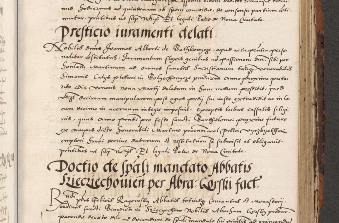 Zdjęcie nr 601 dla obiektu archiwalnego: Acta actorum causarum, sententiarum, obligationum et mandatorum coram reverendo patre et domini nostri domini Pauli divina providencia pape tertii, anno decimo quarto, a die et mense infrascriptis foeliciter continuantur. Annus coronancionis Pauli papae tercii a die tercia mensis Novembris inchoatur