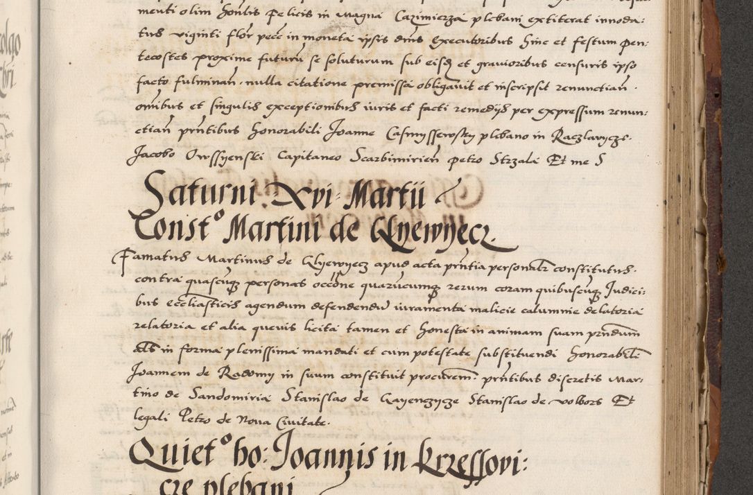 Zdjęcie nr 597 dla obiektu archiwalnego: Acta actorum causarum, sententiarum, obligationum et mandatorum coram reverendo patre et domini nostri domini Pauli divina providencia pape tertii, anno decimo quarto, a die et mense infrascriptis foeliciter continuantur. Annus coronancionis Pauli papae tercii a die tercia mensis Novembris inchoatur