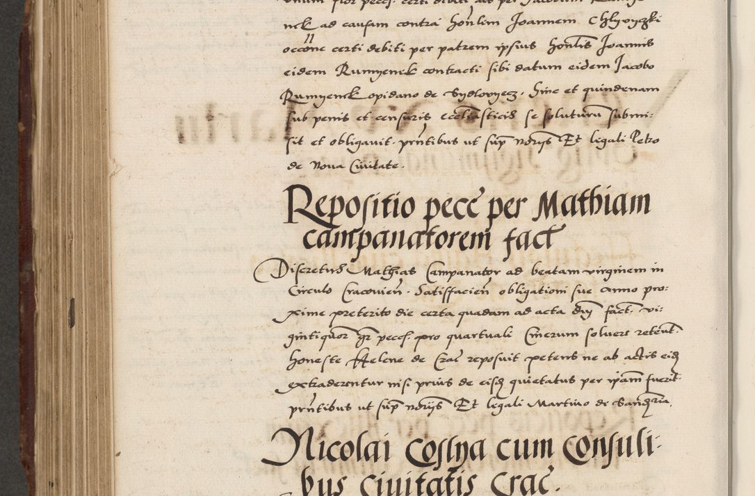 Zdjęcie nr 594 dla obiektu archiwalnego: Acta actorum causarum, sententiarum, obligationum et mandatorum coram reverendo patre et domini nostri domini Pauli divina providencia pape tertii, anno decimo quarto, a die et mense infrascriptis foeliciter continuantur. Annus coronancionis Pauli papae tercii a die tercia mensis Novembris inchoatur