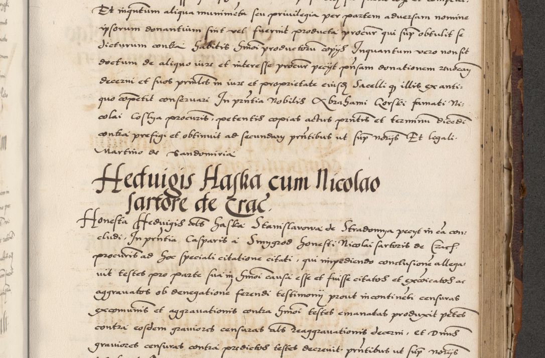 Zdjęcie nr 595 dla obiektu archiwalnego: Acta actorum causarum, sententiarum, obligationum et mandatorum coram reverendo patre et domini nostri domini Pauli divina providencia pape tertii, anno decimo quarto, a die et mense infrascriptis foeliciter continuantur. Annus coronancionis Pauli papae tercii a die tercia mensis Novembris inchoatur