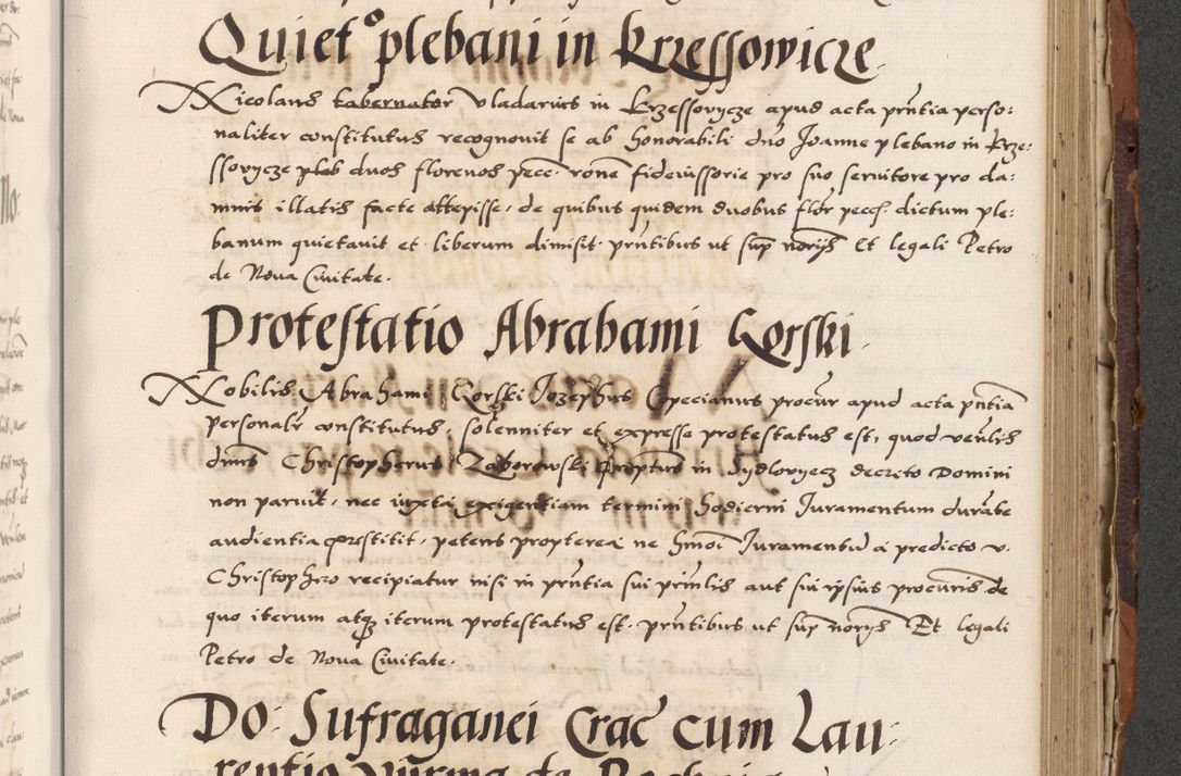 Zdjęcie nr 585 dla obiektu archiwalnego: Acta actorum causarum, sententiarum, obligationum et mandatorum coram reverendo patre et domini nostri domini Pauli divina providencia pape tertii, anno decimo quarto, a die et mense infrascriptis foeliciter continuantur. Annus coronancionis Pauli papae tercii a die tercia mensis Novembris inchoatur