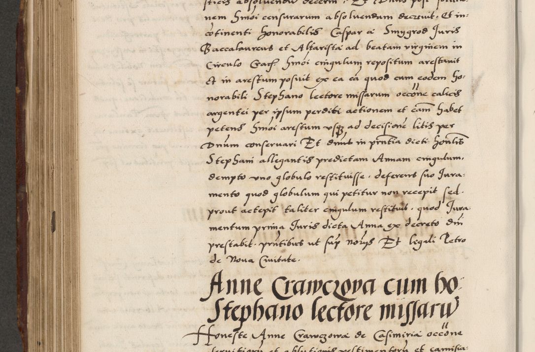 Zdjęcie nr 582 dla obiektu archiwalnego: Acta actorum causarum, sententiarum, obligationum et mandatorum coram reverendo patre et domini nostri domini Pauli divina providencia pape tertii, anno decimo quarto, a die et mense infrascriptis foeliciter continuantur. Annus coronancionis Pauli papae tercii a die tercia mensis Novembris inchoatur