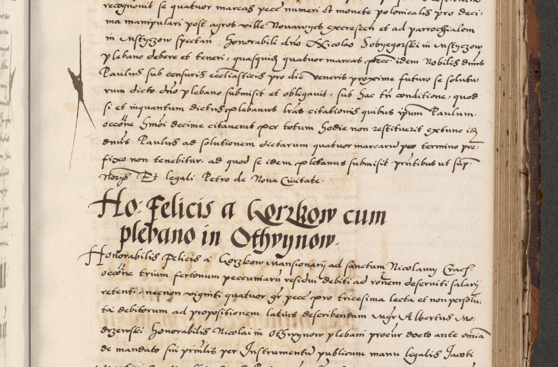 Zdjęcie nr 581 dla obiektu archiwalnego: Acta actorum causarum, sententiarum, obligationum et mandatorum coram reverendo patre et domini nostri domini Pauli divina providencia pape tertii, anno decimo quarto, a die et mense infrascriptis foeliciter continuantur. Annus coronancionis Pauli papae tercii a die tercia mensis Novembris inchoatur