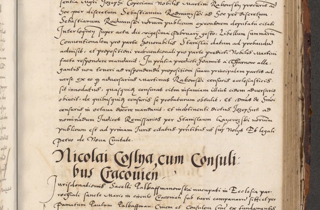 Zdjęcie nr 577 dla obiektu archiwalnego: Acta actorum causarum, sententiarum, obligationum et mandatorum coram reverendo patre et domini nostri domini Pauli divina providencia pape tertii, anno decimo quarto, a die et mense infrascriptis foeliciter continuantur. Annus coronancionis Pauli papae tercii a die tercia mensis Novembris inchoatur