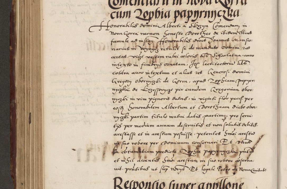 Zdjęcie nr 576 dla obiektu archiwalnego: Acta actorum causarum, sententiarum, obligationum et mandatorum coram reverendo patre et domini nostri domini Pauli divina providencia pape tertii, anno decimo quarto, a die et mense infrascriptis foeliciter continuantur. Annus coronancionis Pauli papae tercii a die tercia mensis Novembris inchoatur
