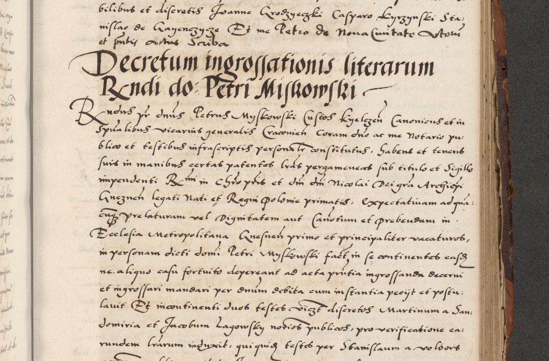 Zdjęcie nr 571 dla obiektu archiwalnego: Acta actorum causarum, sententiarum, obligationum et mandatorum coram reverendo patre et domini nostri domini Pauli divina providencia pape tertii, anno decimo quarto, a die et mense infrascriptis foeliciter continuantur. Annus coronancionis Pauli papae tercii a die tercia mensis Novembris inchoatur