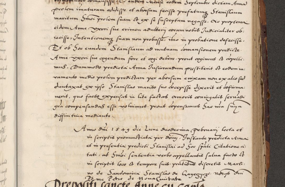 Zdjęcie nr 561 dla obiektu archiwalnego: Acta actorum causarum, sententiarum, obligationum et mandatorum coram reverendo patre et domini nostri domini Pauli divina providencia pape tertii, anno decimo quarto, a die et mense infrascriptis foeliciter continuantur. Annus coronancionis Pauli papae tercii a die tercia mensis Novembris inchoatur