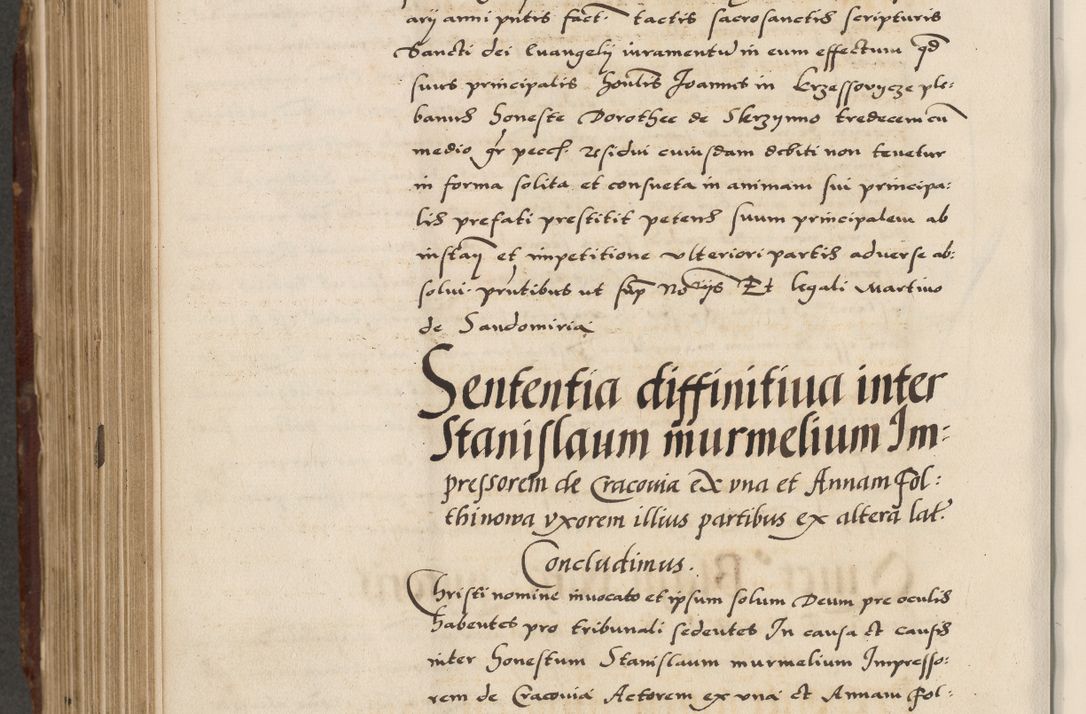 Zdjęcie nr 560 dla obiektu archiwalnego: Acta actorum causarum, sententiarum, obligationum et mandatorum coram reverendo patre et domini nostri domini Pauli divina providencia pape tertii, anno decimo quarto, a die et mense infrascriptis foeliciter continuantur. Annus coronancionis Pauli papae tercii a die tercia mensis Novembris inchoatur