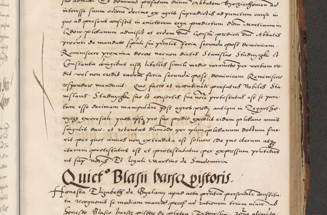 Zdjęcie nr 559 dla obiektu archiwalnego: Acta actorum causarum, sententiarum, obligationum et mandatorum coram reverendo patre et domini nostri domini Pauli divina providencia pape tertii, anno decimo quarto, a die et mense infrascriptis foeliciter continuantur. Annus coronancionis Pauli papae tercii a die tercia mensis Novembris inchoatur