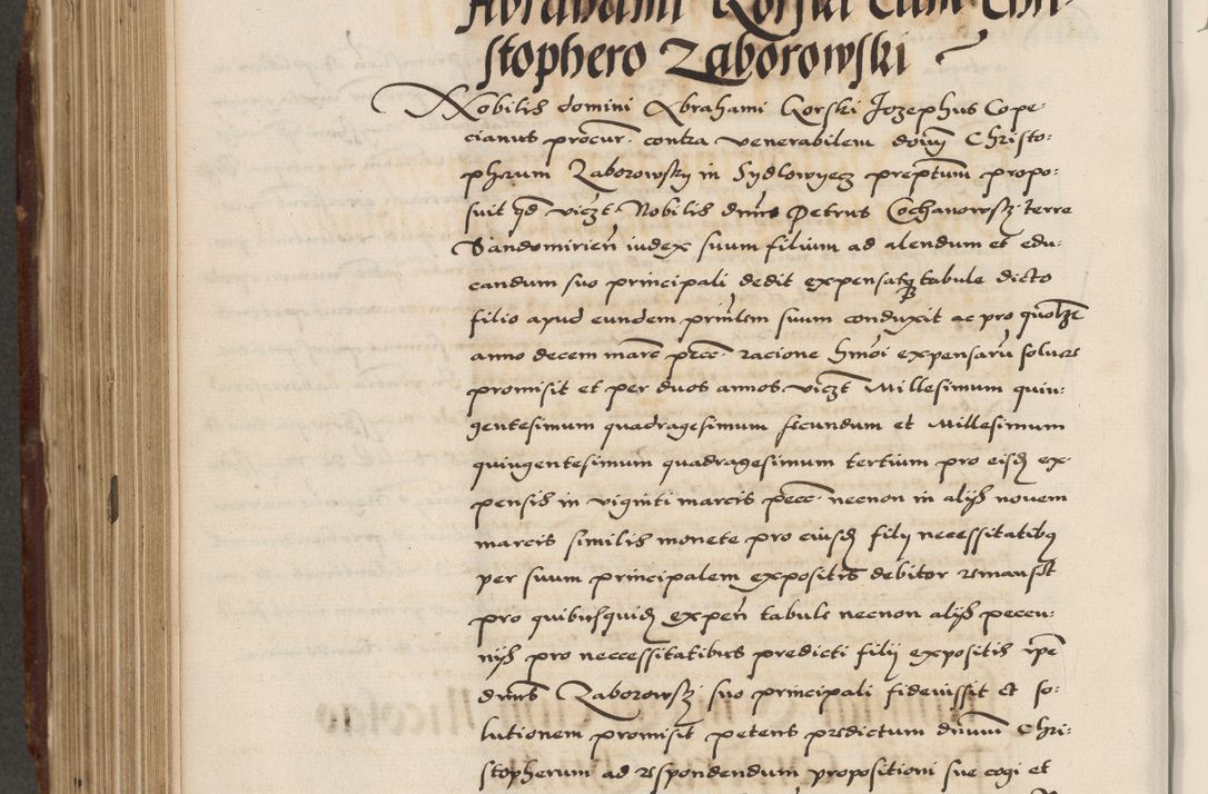 Zdjęcie nr 556 dla obiektu archiwalnego: Acta actorum causarum, sententiarum, obligationum et mandatorum coram reverendo patre et domini nostri domini Pauli divina providencia pape tertii, anno decimo quarto, a die et mense infrascriptis foeliciter continuantur. Annus coronancionis Pauli papae tercii a die tercia mensis Novembris inchoatur