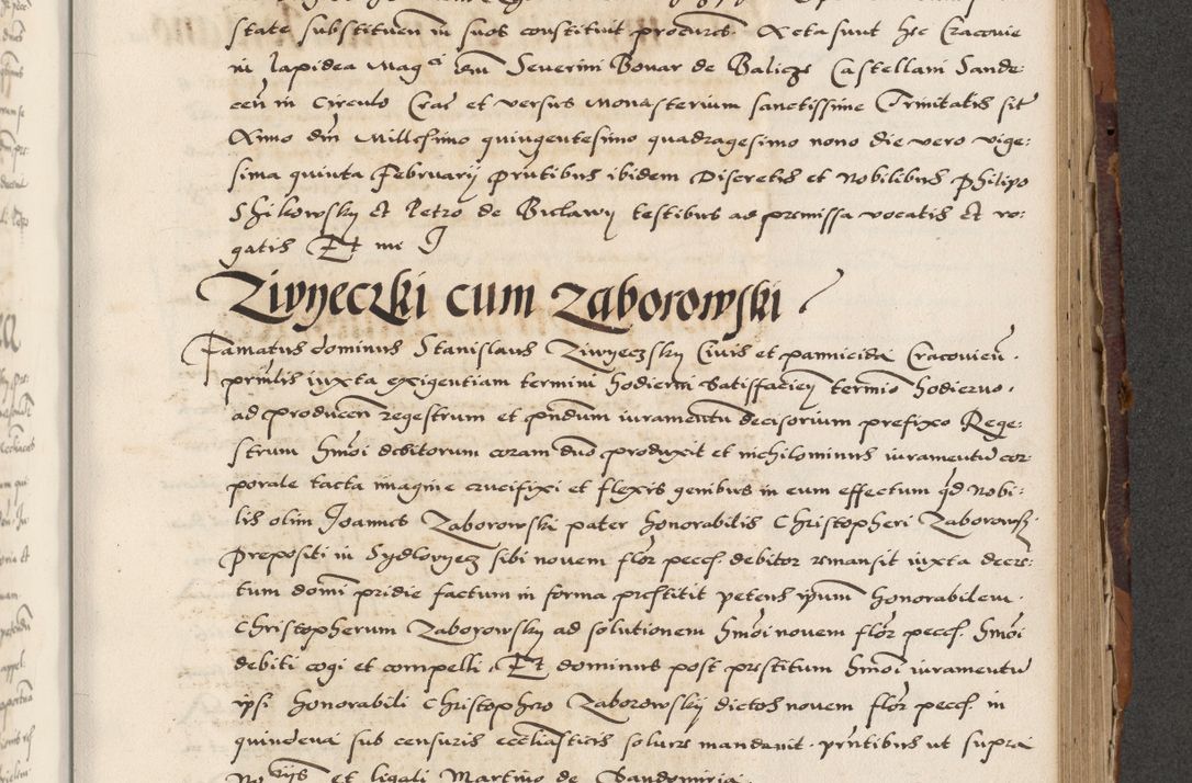 Zdjęcie nr 553 dla obiektu archiwalnego: Acta actorum causarum, sententiarum, obligationum et mandatorum coram reverendo patre et domini nostri domini Pauli divina providencia pape tertii, anno decimo quarto, a die et mense infrascriptis foeliciter continuantur. Annus coronancionis Pauli papae tercii a die tercia mensis Novembris inchoatur