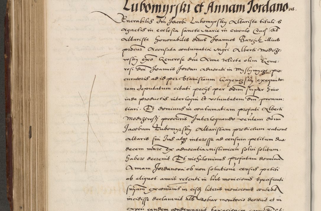 Zdjęcie nr 554 dla obiektu archiwalnego: Acta actorum causarum, sententiarum, obligationum et mandatorum coram reverendo patre et domini nostri domini Pauli divina providencia pape tertii, anno decimo quarto, a die et mense infrascriptis foeliciter continuantur. Annus coronancionis Pauli papae tercii a die tercia mensis Novembris inchoatur