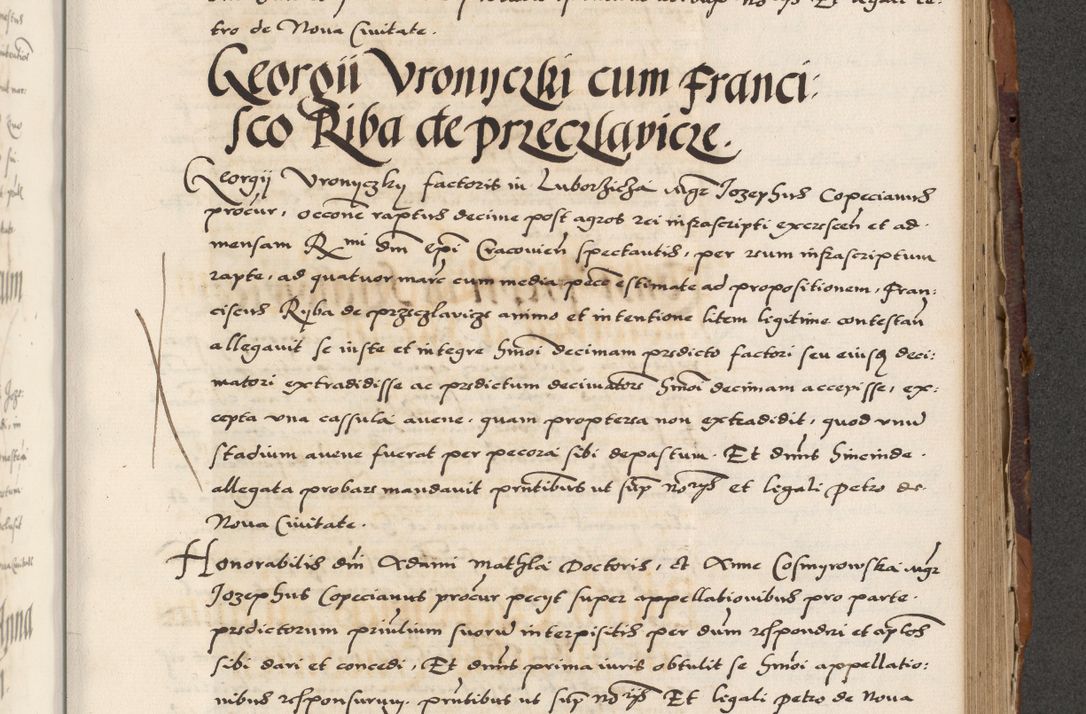 Zdjęcie nr 551 dla obiektu archiwalnego: Acta actorum causarum, sententiarum, obligationum et mandatorum coram reverendo patre et domini nostri domini Pauli divina providencia pape tertii, anno decimo quarto, a die et mense infrascriptis foeliciter continuantur. Annus coronancionis Pauli papae tercii a die tercia mensis Novembris inchoatur