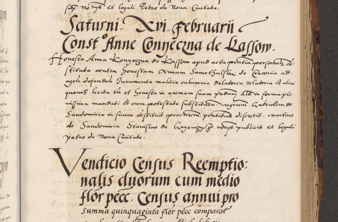 Zdjęcie nr 537 dla obiektu archiwalnego: Acta actorum causarum, sententiarum, obligationum et mandatorum coram reverendo patre et domini nostri domini Pauli divina providencia pape tertii, anno decimo quarto, a die et mense infrascriptis foeliciter continuantur. Annus coronancionis Pauli papae tercii a die tercia mensis Novembris inchoatur