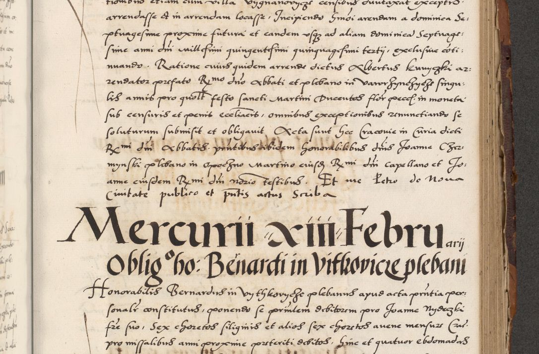 Zdjęcie nr 529 dla obiektu archiwalnego: Acta actorum causarum, sententiarum, obligationum et mandatorum coram reverendo patre et domini nostri domini Pauli divina providencia pape tertii, anno decimo quarto, a die et mense infrascriptis foeliciter continuantur. Annus coronancionis Pauli papae tercii a die tercia mensis Novembris inchoatur