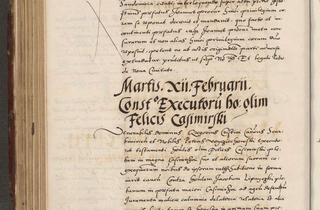 Zdjęcie nr 528 dla obiektu archiwalnego: Acta actorum causarum, sententiarum, obligationum et mandatorum coram reverendo patre et domini nostri domini Pauli divina providencia pape tertii, anno decimo quarto, a die et mense infrascriptis foeliciter continuantur. Annus coronancionis Pauli papae tercii a die tercia mensis Novembris inchoatur