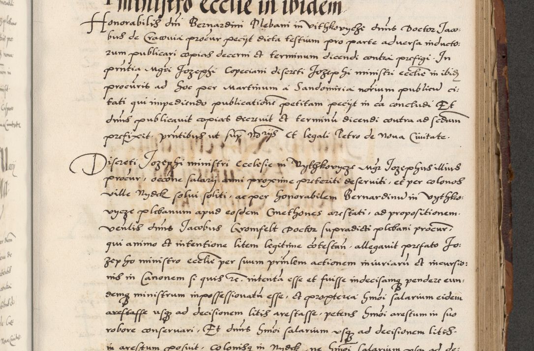 Zdjęcie nr 527 dla obiektu archiwalnego: Acta actorum causarum, sententiarum, obligationum et mandatorum coram reverendo patre et domini nostri domini Pauli divina providencia pape tertii, anno decimo quarto, a die et mense infrascriptis foeliciter continuantur. Annus coronancionis Pauli papae tercii a die tercia mensis Novembris inchoatur