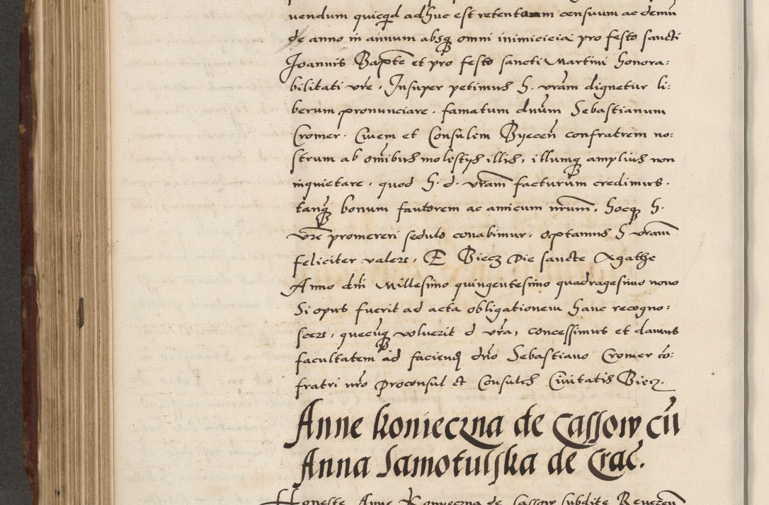 Zdjęcie nr 524 dla obiektu archiwalnego: Acta actorum causarum, sententiarum, obligationum et mandatorum coram reverendo patre et domini nostri domini Pauli divina providencia pape tertii, anno decimo quarto, a die et mense infrascriptis foeliciter continuantur. Annus coronancionis Pauli papae tercii a die tercia mensis Novembris inchoatur