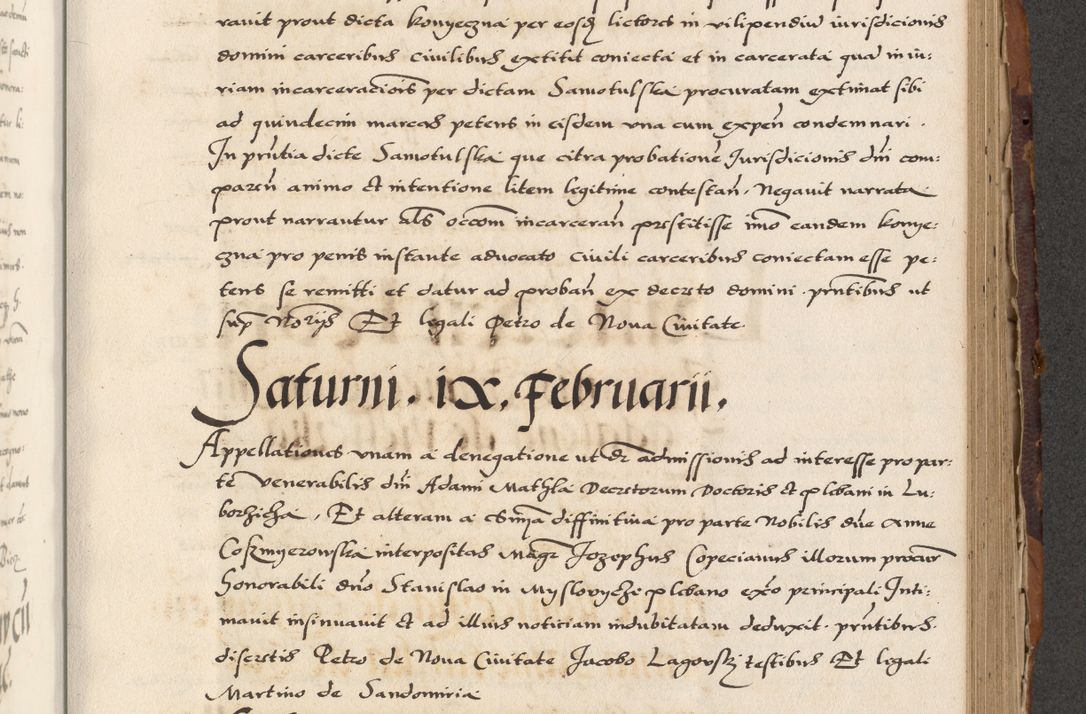 Zdjęcie nr 525 dla obiektu archiwalnego: Acta actorum causarum, sententiarum, obligationum et mandatorum coram reverendo patre et domini nostri domini Pauli divina providencia pape tertii, anno decimo quarto, a die et mense infrascriptis foeliciter continuantur. Annus coronancionis Pauli papae tercii a die tercia mensis Novembris inchoatur
