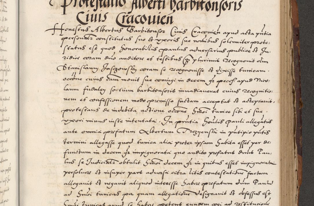 Zdjęcie nr 521 dla obiektu archiwalnego: Acta actorum causarum, sententiarum, obligationum et mandatorum coram reverendo patre et domini nostri domini Pauli divina providencia pape tertii, anno decimo quarto, a die et mense infrascriptis foeliciter continuantur. Annus coronancionis Pauli papae tercii a die tercia mensis Novembris inchoatur
