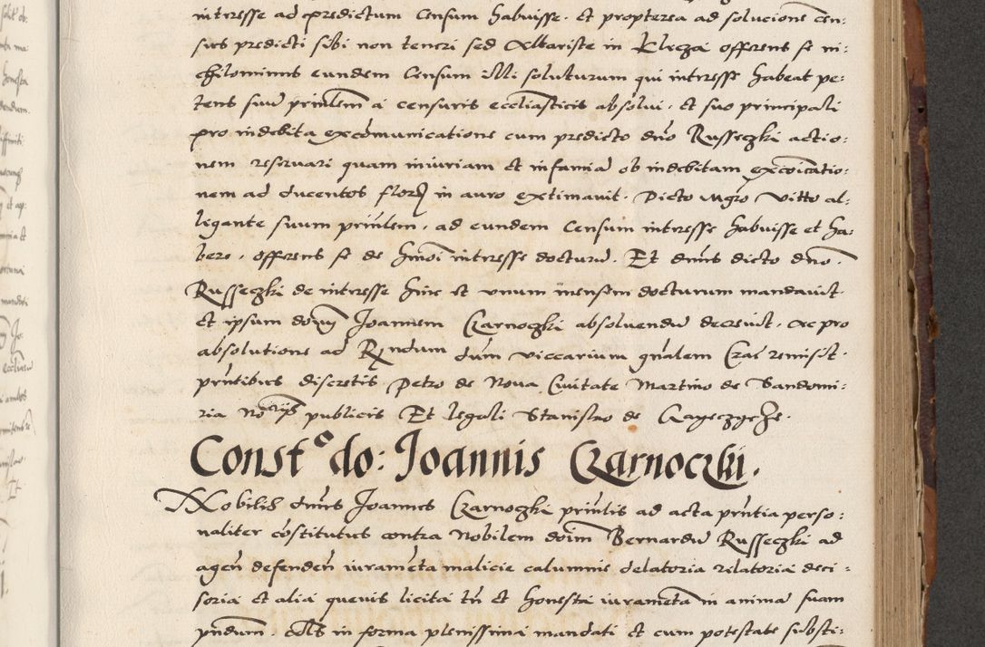 Zdjęcie nr 501 dla obiektu archiwalnego: Acta actorum causarum, sententiarum, obligationum et mandatorum coram reverendo patre et domini nostri domini Pauli divina providencia pape tertii, anno decimo quarto, a die et mense infrascriptis foeliciter continuantur. Annus coronancionis Pauli papae tercii a die tercia mensis Novembris inchoatur