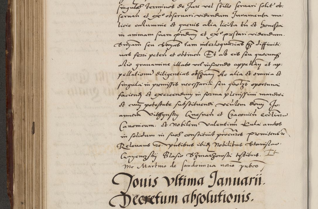 Zdjęcie nr 500 dla obiektu archiwalnego: Acta actorum causarum, sententiarum, obligationum et mandatorum coram reverendo patre et domini nostri domini Pauli divina providencia pape tertii, anno decimo quarto, a die et mense infrascriptis foeliciter continuantur. Annus coronancionis Pauli papae tercii a die tercia mensis Novembris inchoatur