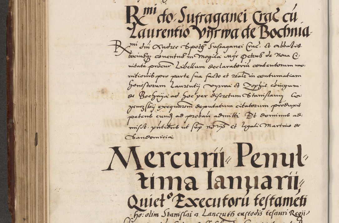 Zdjęcie nr 496 dla obiektu archiwalnego: Acta actorum causarum, sententiarum, obligationum et mandatorum coram reverendo patre et domini nostri domini Pauli divina providencia pape tertii, anno decimo quarto, a die et mense infrascriptis foeliciter continuantur. Annus coronancionis Pauli papae tercii a die tercia mensis Novembris inchoatur