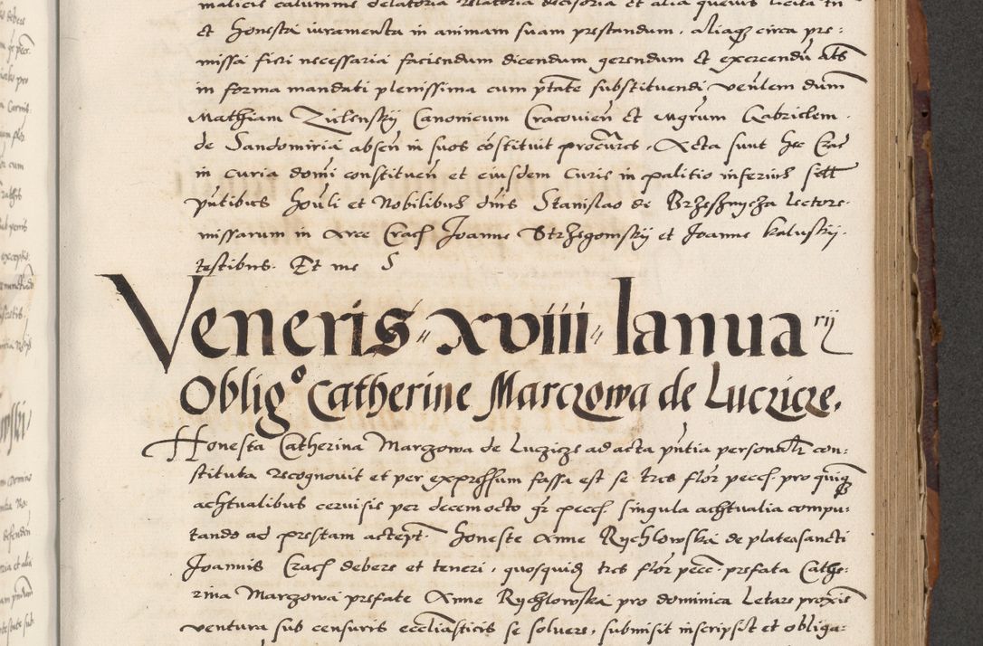 Zdjęcie nr 483 dla obiektu archiwalnego: Acta actorum causarum, sententiarum, obligationum et mandatorum coram reverendo patre et domini nostri domini Pauli divina providencia pape tertii, anno decimo quarto, a die et mense infrascriptis foeliciter continuantur. Annus coronancionis Pauli papae tercii a die tercia mensis Novembris inchoatur