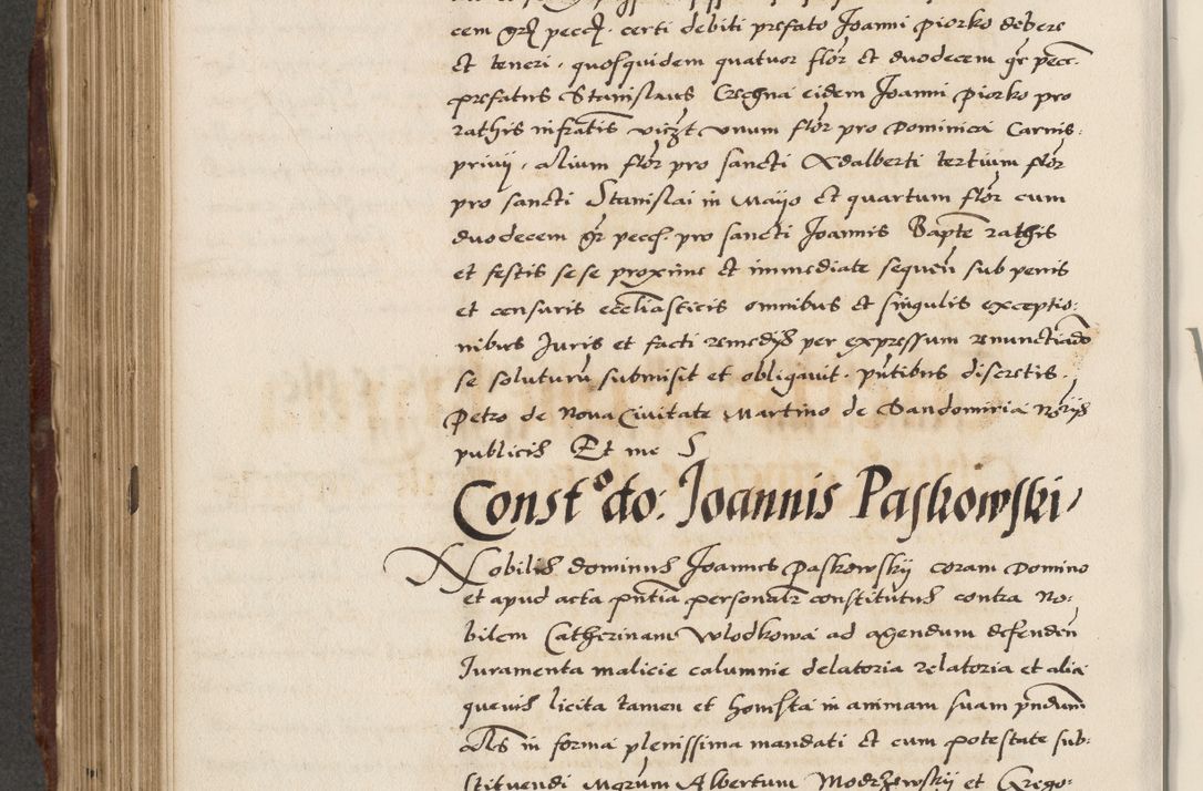 Zdjęcie nr 482 dla obiektu archiwalnego: Acta actorum causarum, sententiarum, obligationum et mandatorum coram reverendo patre et domini nostri domini Pauli divina providencia pape tertii, anno decimo quarto, a die et mense infrascriptis foeliciter continuantur. Annus coronancionis Pauli papae tercii a die tercia mensis Novembris inchoatur