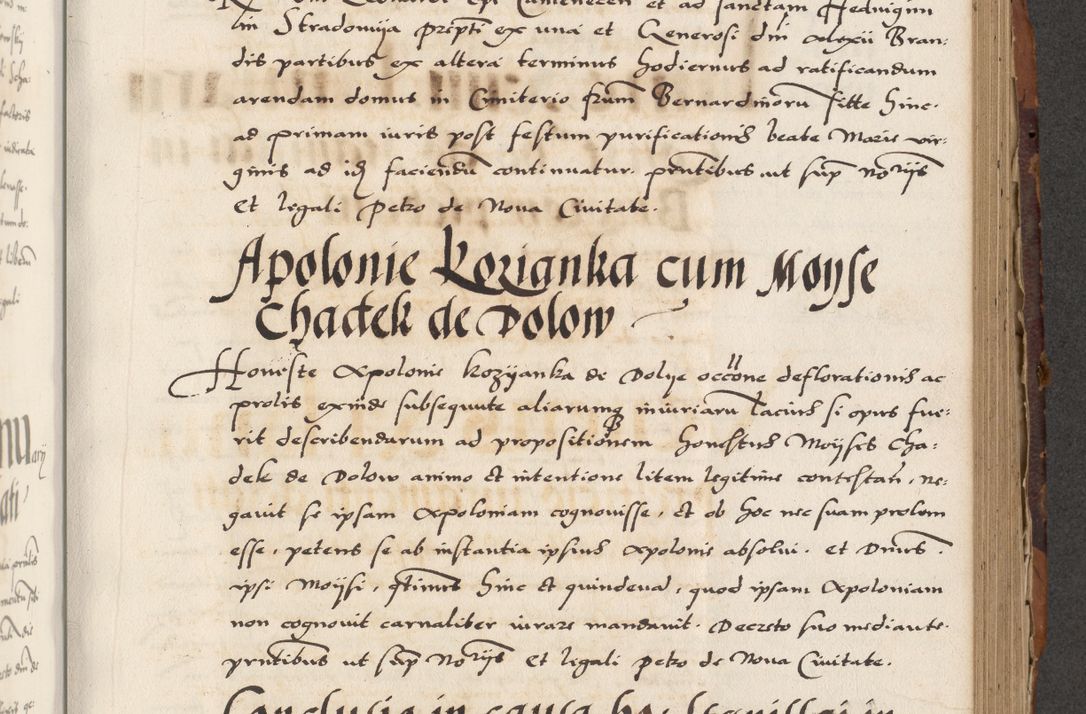 Zdjęcie nr 473 dla obiektu archiwalnego: Acta actorum causarum, sententiarum, obligationum et mandatorum coram reverendo patre et domini nostri domini Pauli divina providencia pape tertii, anno decimo quarto, a die et mense infrascriptis foeliciter continuantur. Annus coronancionis Pauli papae tercii a die tercia mensis Novembris inchoatur