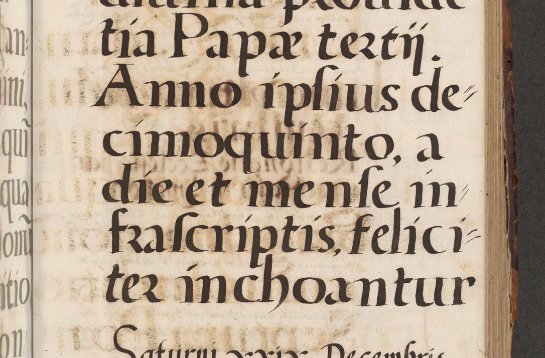 Zdjęcie nr 453 dla obiektu archiwalnego: Acta actorum causarum, sententiarum, obligationum et mandatorum coram reverendo patre et domini nostri domini Pauli divina providencia pape tertii, anno decimo quarto, a die et mense infrascriptis foeliciter continuantur. Annus coronancionis Pauli papae tercii a die tercia mensis Novembris inchoatur