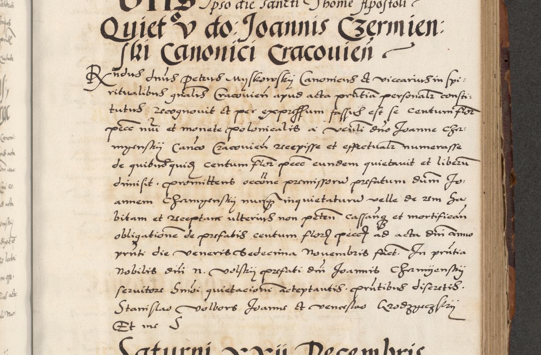 Zdjęcie nr 449 dla obiektu archiwalnego: Acta actorum causarum, sententiarum, obligationum et mandatorum coram reverendo patre et domini nostri domini Pauli divina providencia pape tertii, anno decimo quarto, a die et mense infrascriptis foeliciter continuantur. Annus coronancionis Pauli papae tercii a die tercia mensis Novembris inchoatur