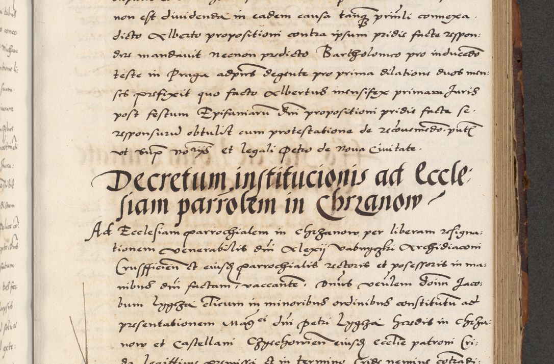 Zdjęcie nr 445 dla obiektu archiwalnego: Acta actorum causarum, sententiarum, obligationum et mandatorum coram reverendo patre et domini nostri domini Pauli divina providencia pape tertii, anno decimo quarto, a die et mense infrascriptis foeliciter continuantur. Annus coronancionis Pauli papae tercii a die tercia mensis Novembris inchoatur