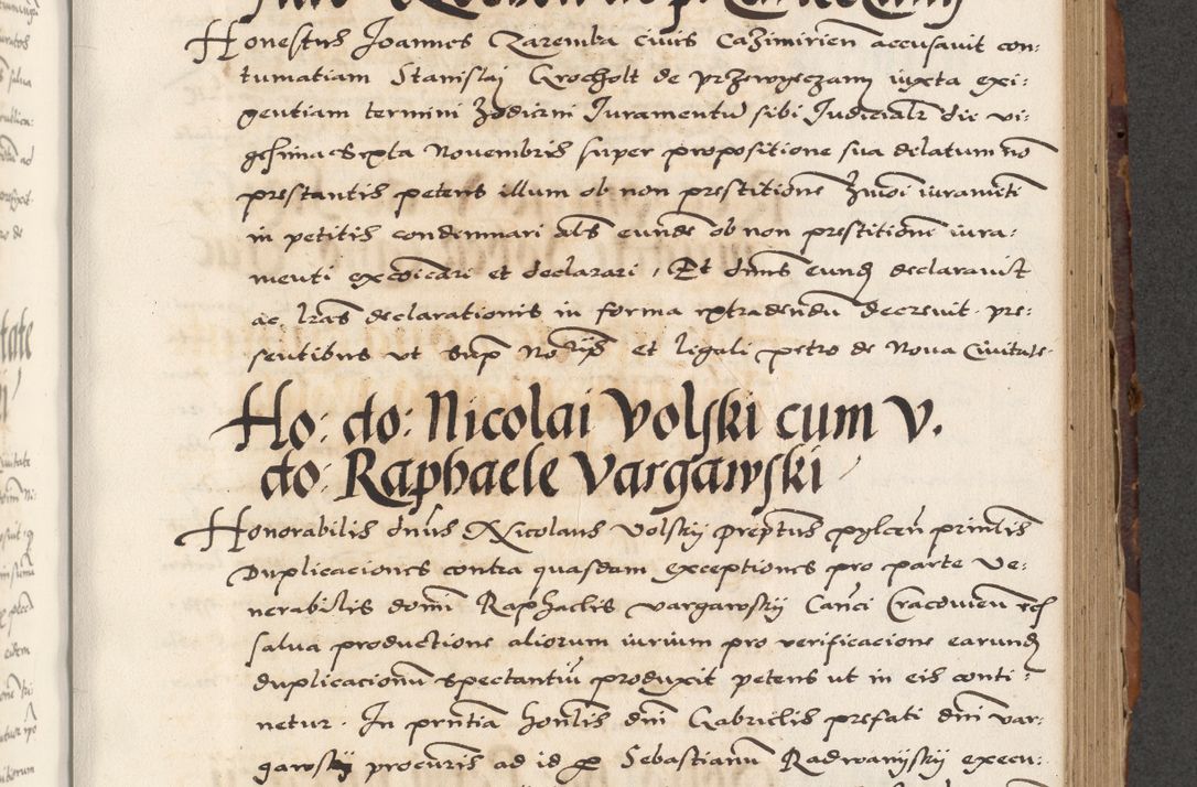 Zdjęcie nr 447 dla obiektu archiwalnego: Acta actorum causarum, sententiarum, obligationum et mandatorum coram reverendo patre et domini nostri domini Pauli divina providencia pape tertii, anno decimo quarto, a die et mense infrascriptis foeliciter continuantur. Annus coronancionis Pauli papae tercii a die tercia mensis Novembris inchoatur
