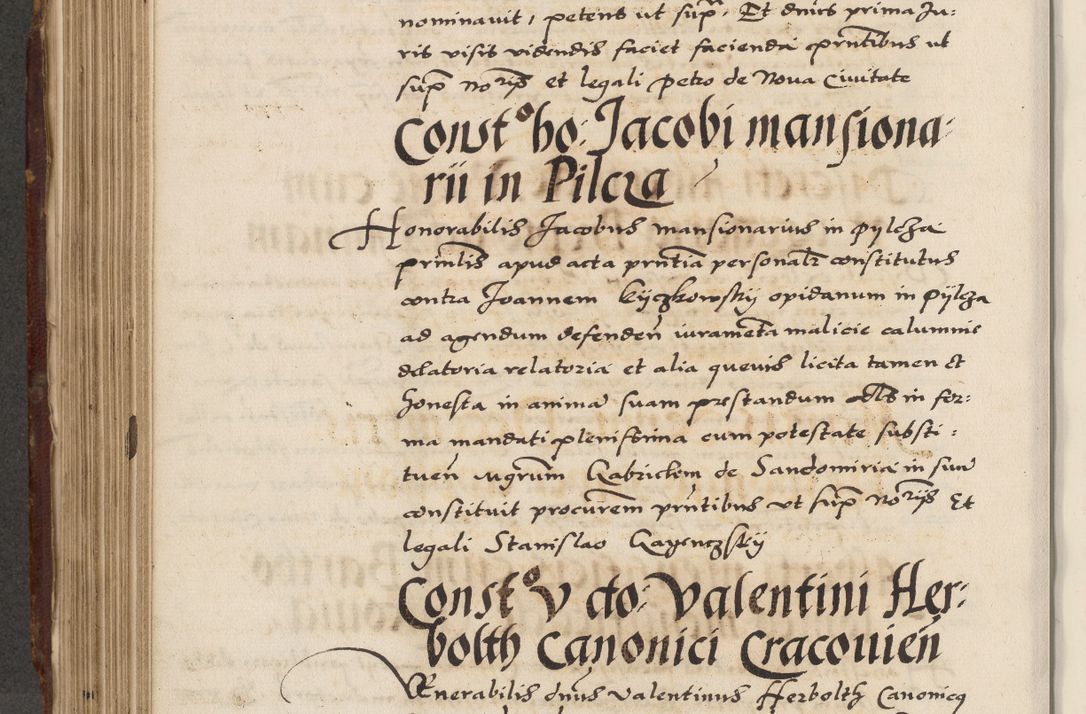 Zdjęcie nr 442 dla obiektu archiwalnego: Acta actorum causarum, sententiarum, obligationum et mandatorum coram reverendo patre et domini nostri domini Pauli divina providencia pape tertii, anno decimo quarto, a die et mense infrascriptis foeliciter continuantur. Annus coronancionis Pauli papae tercii a die tercia mensis Novembris inchoatur