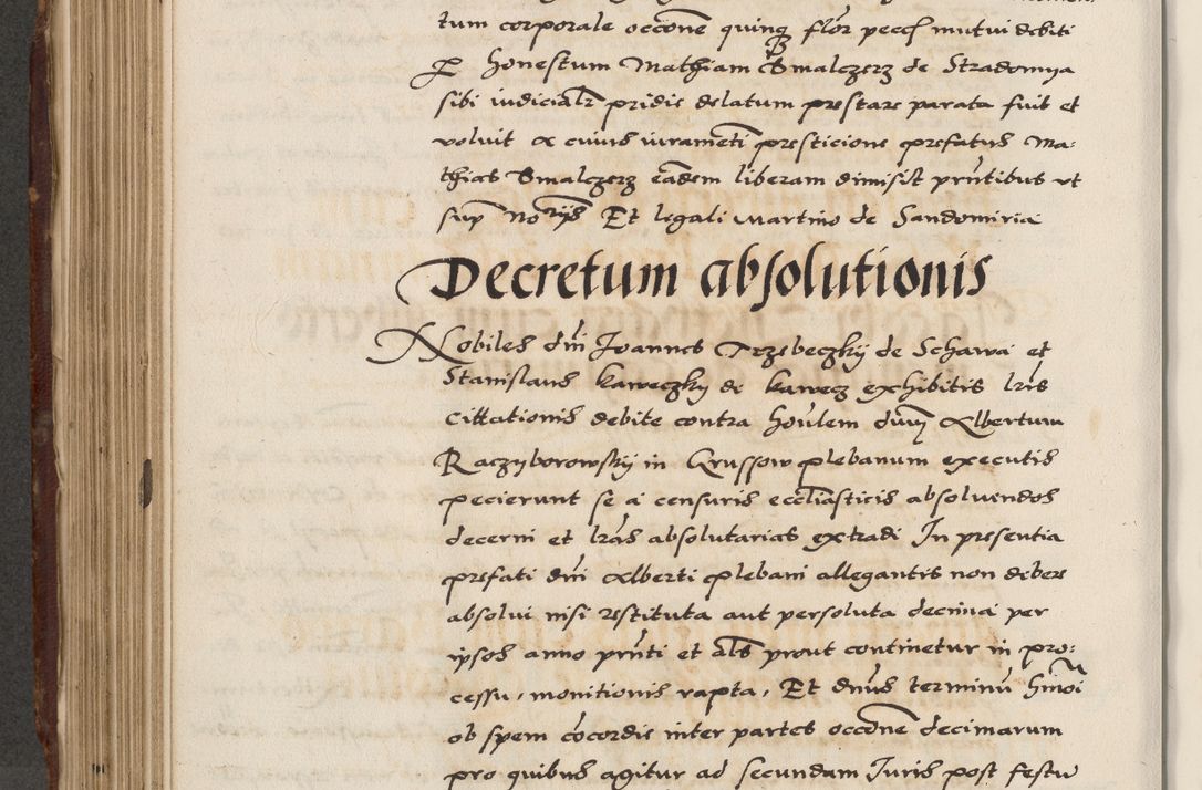 Zdjęcie nr 440 dla obiektu archiwalnego: Acta actorum causarum, sententiarum, obligationum et mandatorum coram reverendo patre et domini nostri domini Pauli divina providencia pape tertii, anno decimo quarto, a die et mense infrascriptis foeliciter continuantur. Annus coronancionis Pauli papae tercii a die tercia mensis Novembris inchoatur