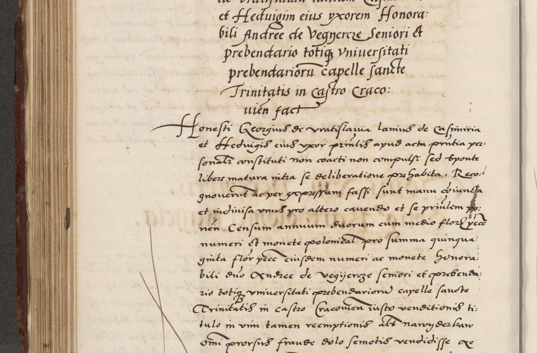 Zdjęcie nr 432 dla obiektu archiwalnego: Acta actorum causarum, sententiarum, obligationum et mandatorum coram reverendo patre et domini nostri domini Pauli divina providencia pape tertii, anno decimo quarto, a die et mense infrascriptis foeliciter continuantur. Annus coronancionis Pauli papae tercii a die tercia mensis Novembris inchoatur