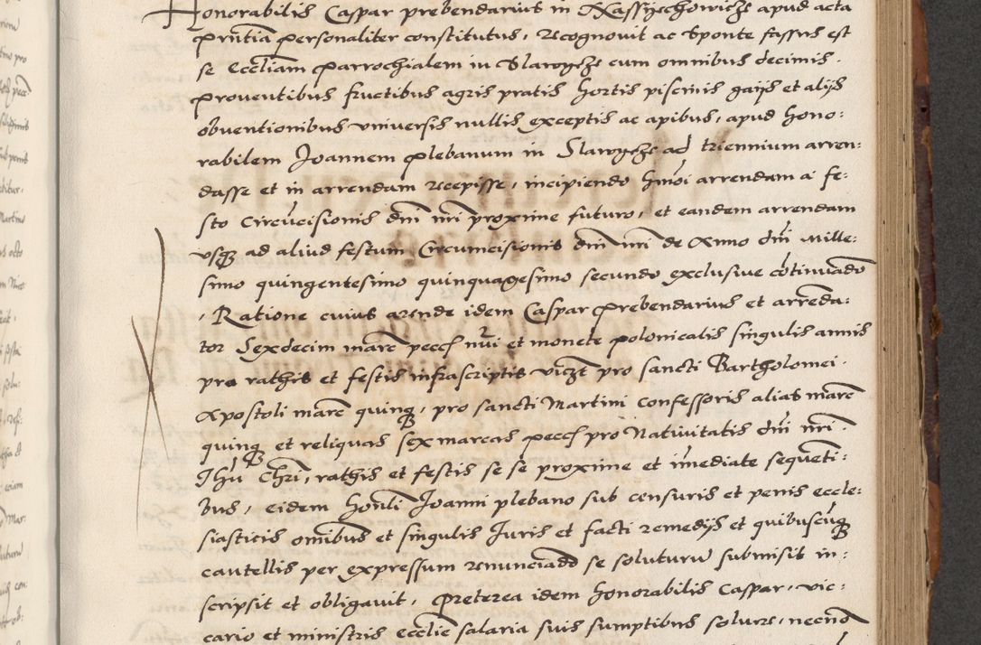 Zdjęcie nr 429 dla obiektu archiwalnego: Acta actorum causarum, sententiarum, obligationum et mandatorum coram reverendo patre et domini nostri domini Pauli divina providencia pape tertii, anno decimo quarto, a die et mense infrascriptis foeliciter continuantur. Annus coronancionis Pauli papae tercii a die tercia mensis Novembris inchoatur