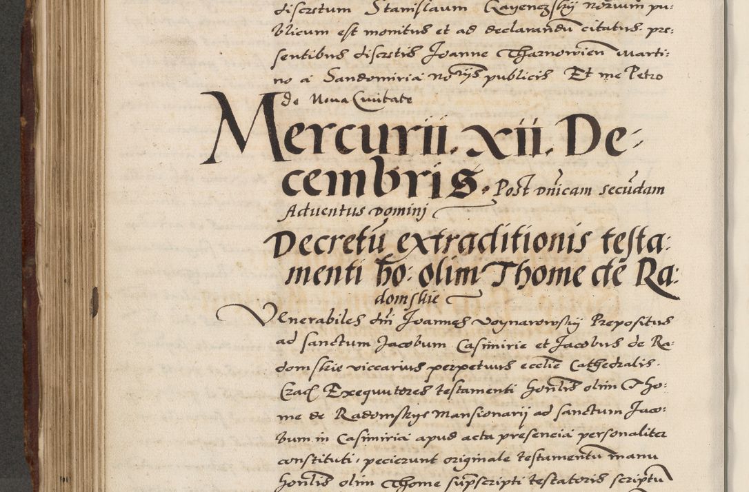 Zdjęcie nr 430 dla obiektu archiwalnego: Acta actorum causarum, sententiarum, obligationum et mandatorum coram reverendo patre et domini nostri domini Pauli divina providencia pape tertii, anno decimo quarto, a die et mense infrascriptis foeliciter continuantur. Annus coronancionis Pauli papae tercii a die tercia mensis Novembris inchoatur