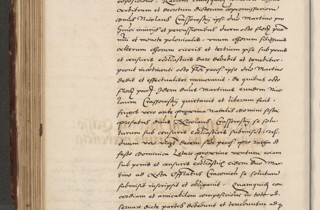 Zdjęcie nr 428 dla obiektu archiwalnego: Acta actorum causarum, sententiarum, obligationum et mandatorum coram reverendo patre et domini nostri domini Pauli divina providencia pape tertii, anno decimo quarto, a die et mense infrascriptis foeliciter continuantur. Annus coronancionis Pauli papae tercii a die tercia mensis Novembris inchoatur