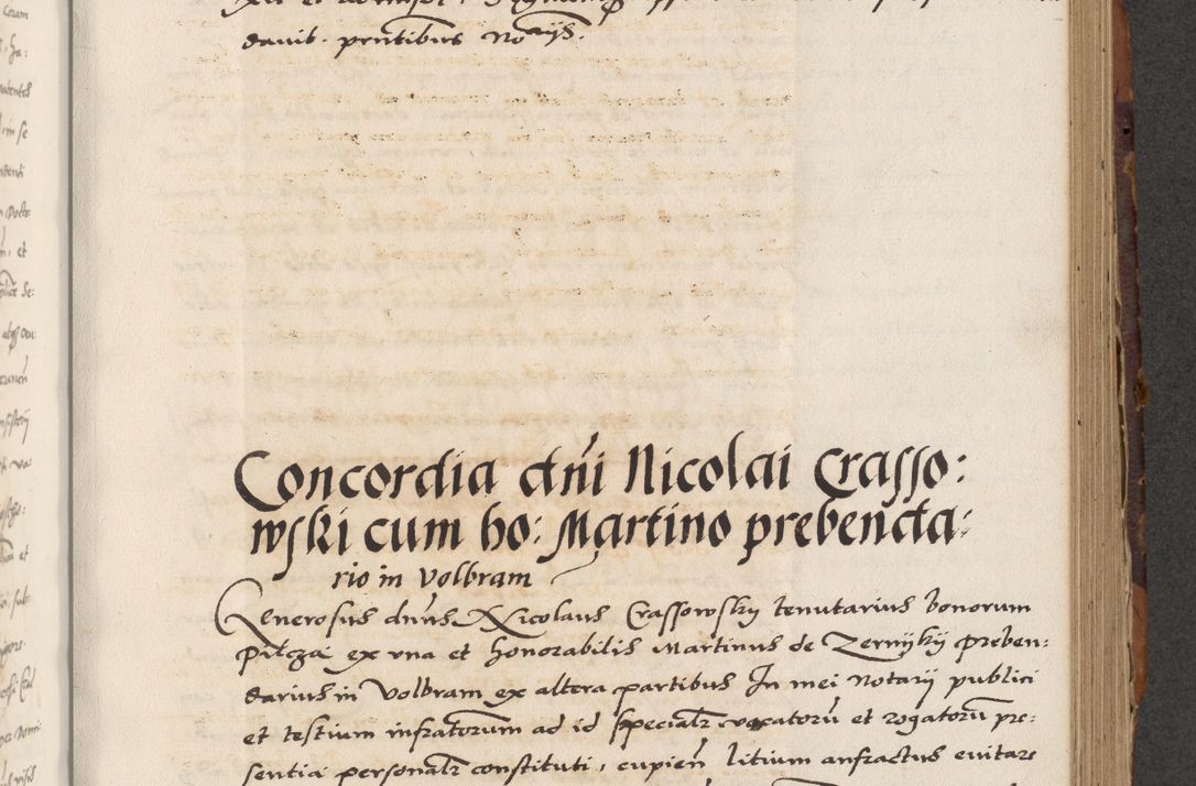 Zdjęcie nr 427 dla obiektu archiwalnego: Acta actorum causarum, sententiarum, obligationum et mandatorum coram reverendo patre et domini nostri domini Pauli divina providencia pape tertii, anno decimo quarto, a die et mense infrascriptis foeliciter continuantur. Annus coronancionis Pauli papae tercii a die tercia mensis Novembris inchoatur