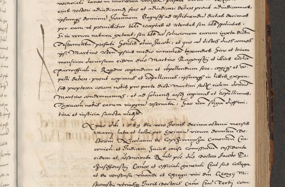 Zdjęcie nr 423 dla obiektu archiwalnego: Acta actorum causarum, sententiarum, obligationum et mandatorum coram reverendo patre et domini nostri domini Pauli divina providencia pape tertii, anno decimo quarto, a die et mense infrascriptis foeliciter continuantur. Annus coronancionis Pauli papae tercii a die tercia mensis Novembris inchoatur